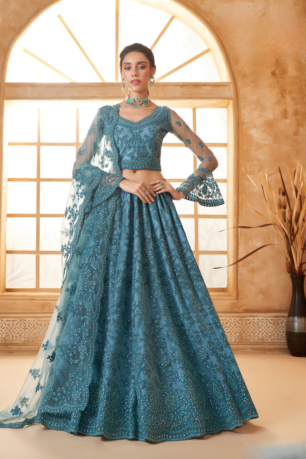 Cord Embellished Designer Lehenga Choli For Weddings & Parties