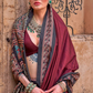 Polyester Viscose Silk Saree with Exclusive Ajrakh Print - LaVante Fashion