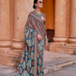 Polyester Viscose Silk Saree with Exclusive Ajrakh Print - LaVante Fashion