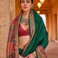 Polyester Viscose Silk Saree with Exclusive Ajrakh Print - LaVante Fashion