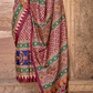 Polyester Viscose Silk Saree with Exclusive Ajrakh Print - LaVante Fashion