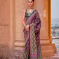 Polyester Viscose Silk Saree with Exclusive Ajrakh Print - LaVante Fashion