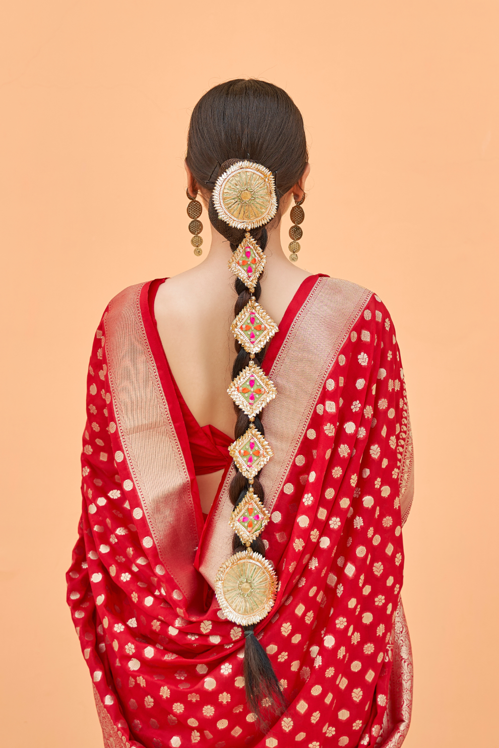 Handloom Crafted Saree in Nylon Silk Georgette for Festive Wear