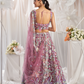 Graceful Net Semi-Stitched Lehenga Choli With Sequin Detailing
