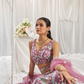 Graceful Net Semi-Stitched Lehenga Choli With Sequin Detailing