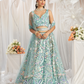 Graceful Net Semi-Stitched Lehenga Choli With Sequin Detailing