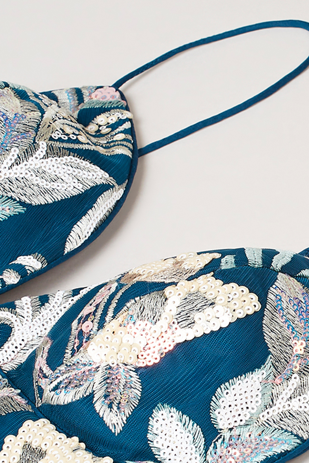 Multi-Sequins Work Net Lehenga for Party Wear