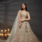 Heavy Zarkan Embroidery Semi-Stitched Lehenga Choli with Dupatta