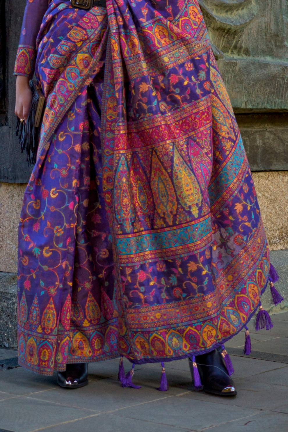 Kashneer Silk Organza Saree with Fine Handloom Weaving