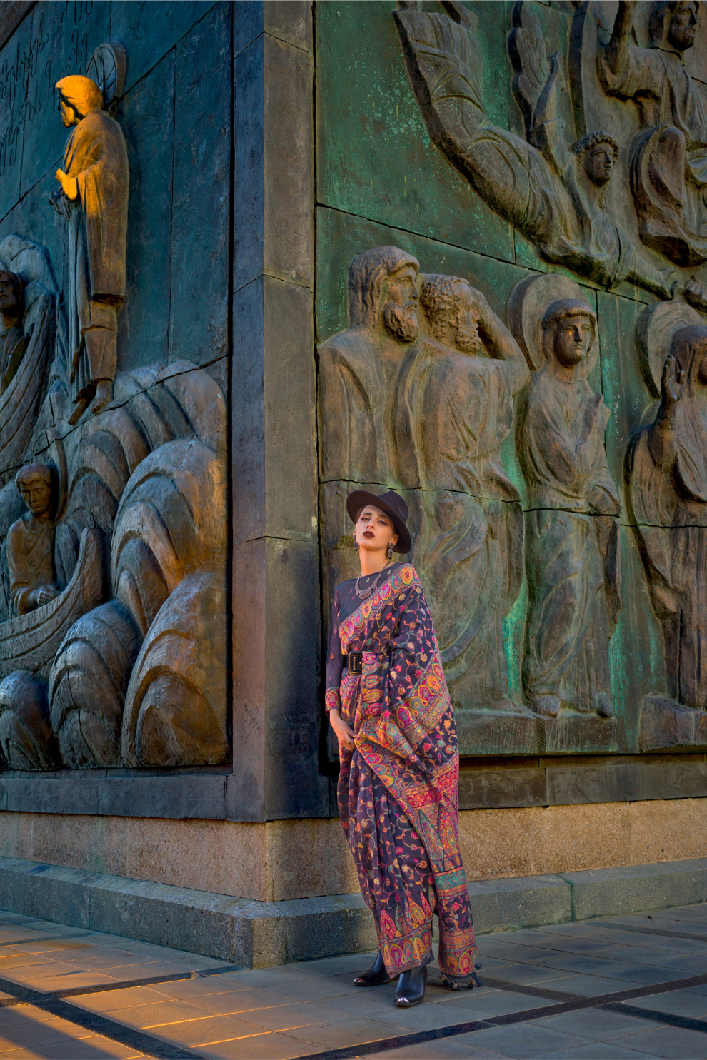 Kashneer Silk Organza Saree with Fine Handloom Weaving