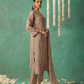 Graceful  Multi-Thread Embroidered Pant Suit