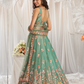 Designer Organza Embroidered Lehenga Choli with Glamorous Sequins