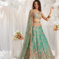 Designer Organza Embroidered Lehenga Choli with Glamorous Sequins
