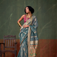 Paithani Zari Tissue Saree with Traditional Handloom Weaving