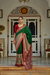 Traditional Patola Design Silk Saree with Rich Prints