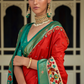 Traditional Patola Design Silk Saree with Rich Prints