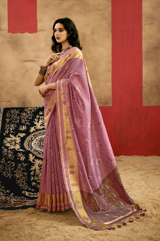 Regal Heritage Woven in Patola Handloom Silk Elegance
