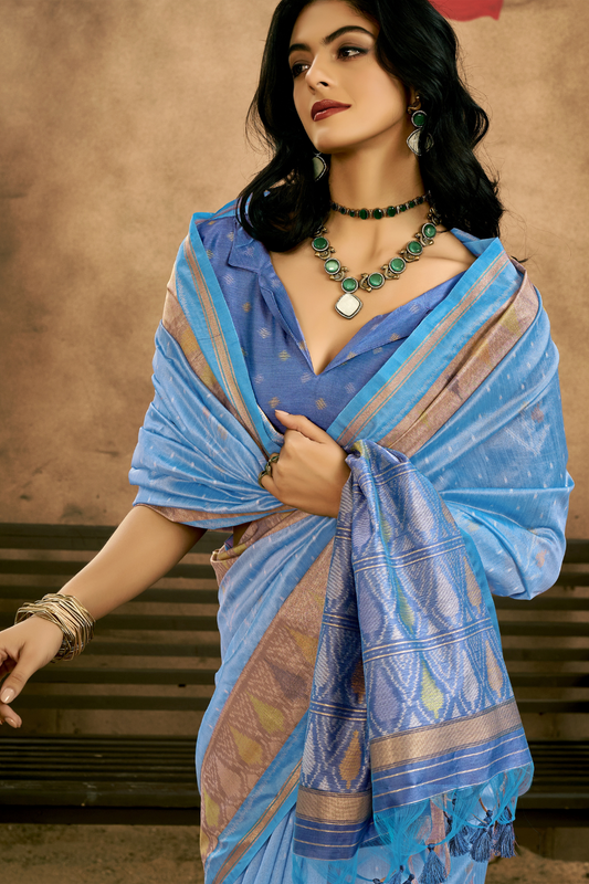 Regal Heritage Woven in Patola Handloom Silk Elegance