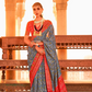 Elegant Patola Printed Art Silk Saree with Intricate Design