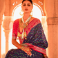 Elegant Patola Printed Art Silk Saree with Intricate Design