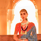 Elegant Patola Printed Art Silk Saree with Intricate Design