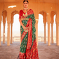 Elegant Patola Printed Art Silk Saree with Intricate Design