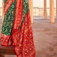 Elegant Patola Printed Art Silk Saree with Intricate Design