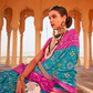 Elegant Patola Printed Art Silk Saree with Intricate Design