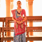 Elegant Patola Printed Art Silk Saree with Intricate Design