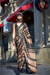 Printed Satin Crepe Saree with Soft Silky Fall and Shine