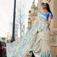 Printed Satin Crepe Saree with Soft Silky Fall and Shine