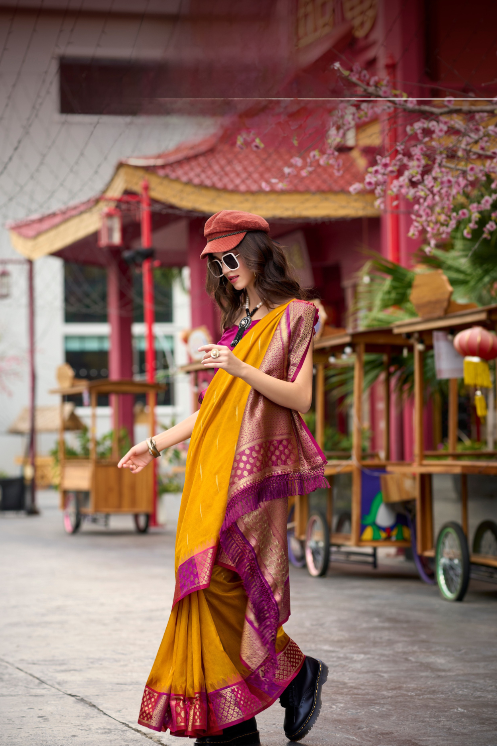 Heritage Handloom Banarasi Silk Saree Pure Regal & Timeless - LaVante Fashion