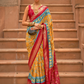 Timeless Patola Print Pure Dola Silk Saree Design