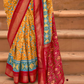 Timeless Patola Print Pure Dola Silk Saree Design