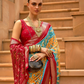 Timeless Patola Print Pure Dola Silk Saree Design