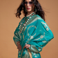 Pure Georgette Handloom Woven Silk Saree with Graceful Texture