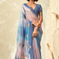 Pure Handloom Khadi Silk with Contemporary Digital Print - LaVante Fashion