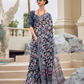 Elegant Whispers Pure Mal Mal Cotton Saree in Modern Digital Motifs - LaVante Fashion