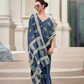 Elegant Whispers Pure Mal Mal Cotton Saree in Modern Digital Motifs - LaVante Fashion