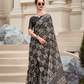 Elegant Whispers Pure Mal Mal Cotton Saree in Modern Digital Motifs - LaVante Fashion