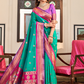 Pure Paithani Silk – Traditional Elegance with Royal Charm