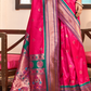 Pure Paithani Silk – Traditional Elegance with Royal Charm
