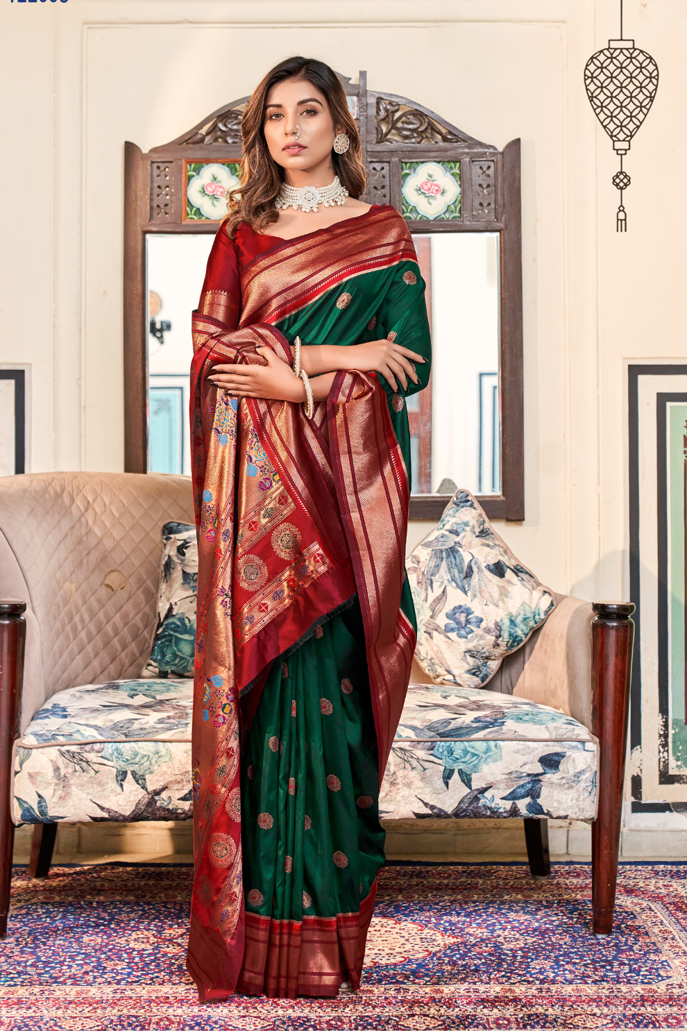Pure Paithani Silk – Traditional Elegance with Royal Charm