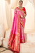 Pure Paithani Tissue Silk Saree with Rich Zari Border - LaVante Fashion