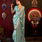 Designer Satin Silk Saree with Intricate Woven Detailing