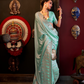 Designer Satin Silk Saree with Intricate Woven Detailing