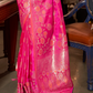 Pure Satin Saree with Elegant Handloom Weaving Design