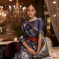 Pure Satin Saree with Elegant Handloom Weaving Design