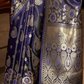 Pure Satin Saree with Elegant Handloom Weaving Design