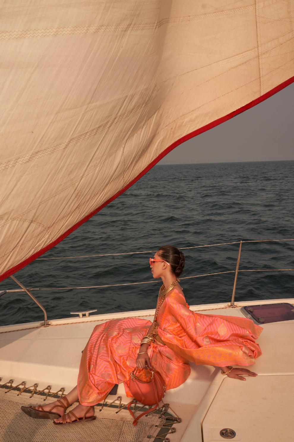 Regal Zari Woven Banarasi Saree with Traditional Motifs